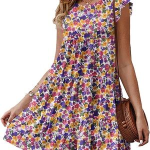 KIRUNDO Floral Multicolor Women's Dress